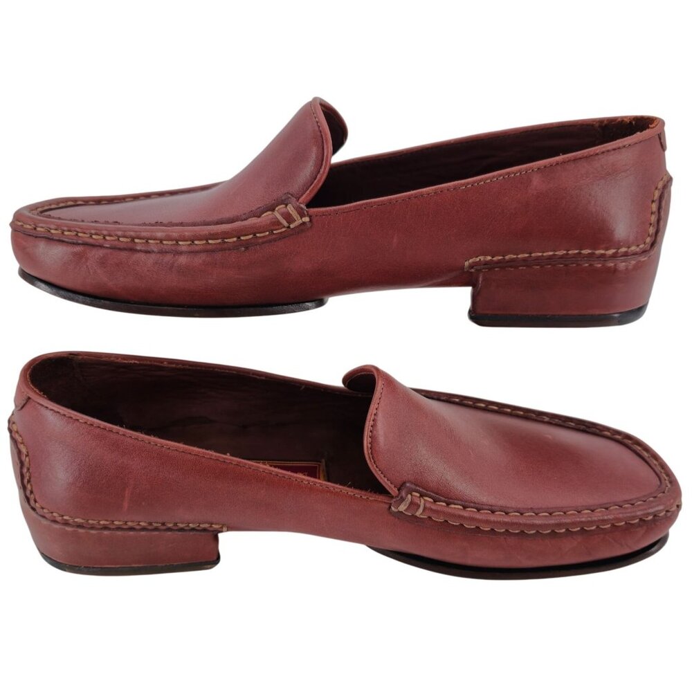 Vintage NEW Cole Haan Country Dress Shoes Womens 8B Brown Leather Slip-on Loafer - Picture 10 of 15